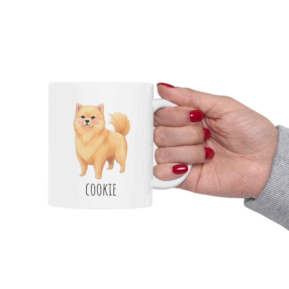 Tasse Spitz Personnalisée – Cadeau Idéal pour Dog Mom