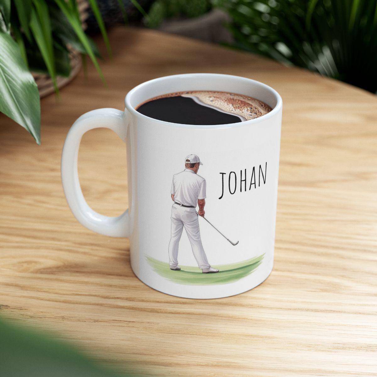 mug tasse à personnaliser golf avec prénom cadeau unique golfeur pour collègue famille ou amie cadeau fan de golf