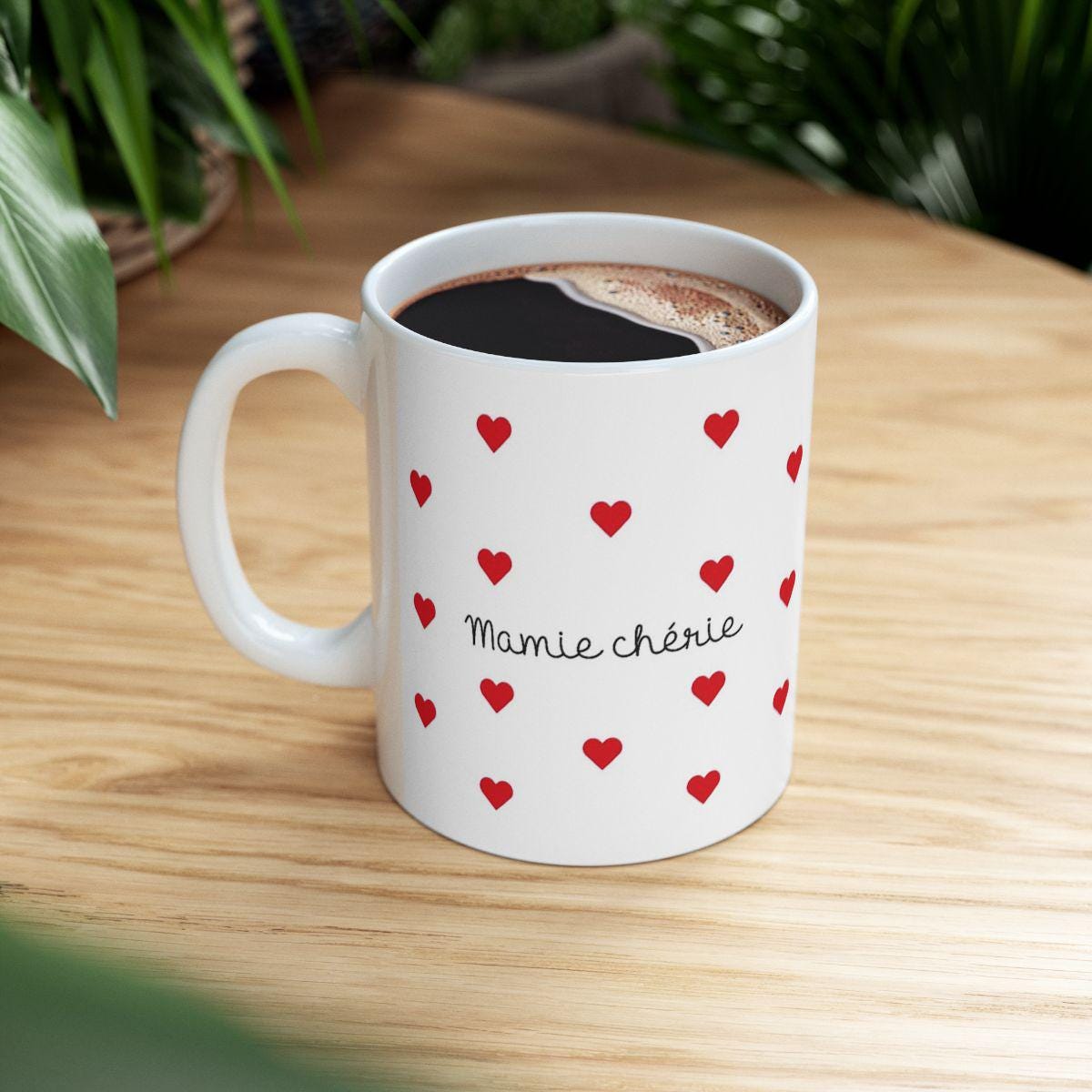 mug tasse pour fête des grand mères tasse mignonne avec coeur mamie chérie cadeau pour mamie cadeau original fête mamy