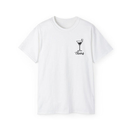 tee shirt avec design cocktail à personnaliser couleurs et texte personnalisable tee shirt design pour anniversaire ou EVJF thème cocktail