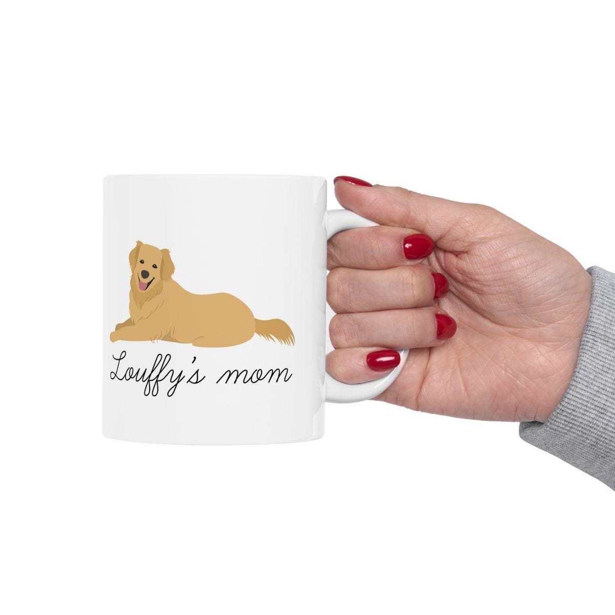 tasse golden retriever à personnaliser cadeau labrador pour les dog mom texte personnalisé tasse avec illustration de chien mug personnalisé