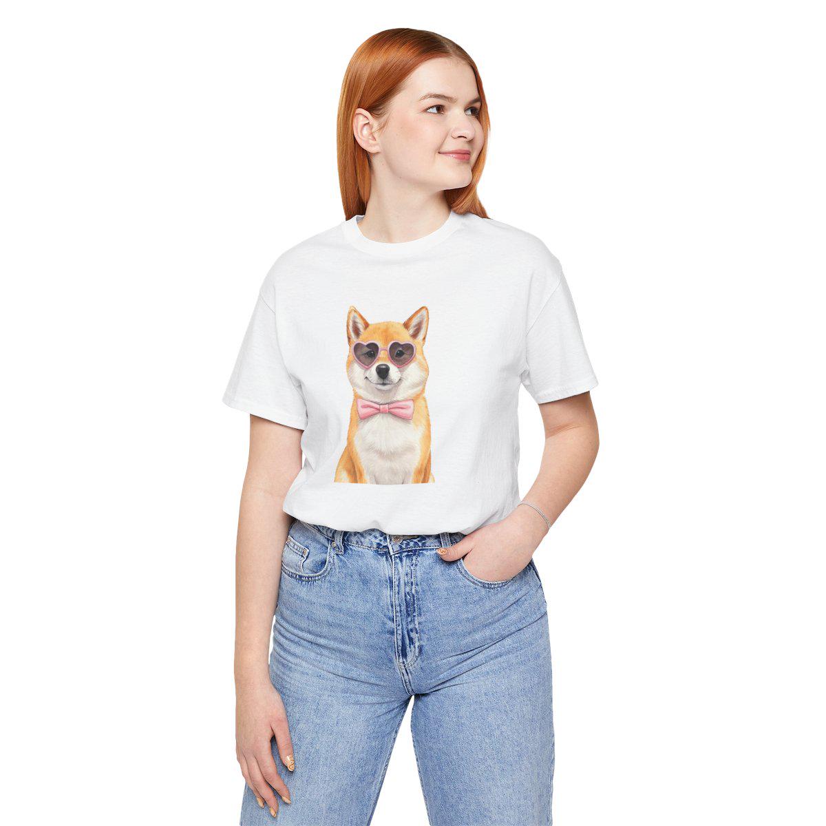 tee shirt shiba inu original et mignon t shirt pour cadeau pour propriétaire de shiba ou dog mom cadeau personnalise