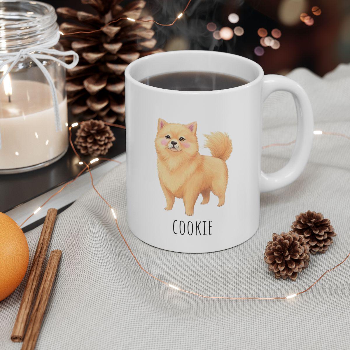 Tasse Spitz Personnalisée – Cadeau Idéal pour Dog Mom