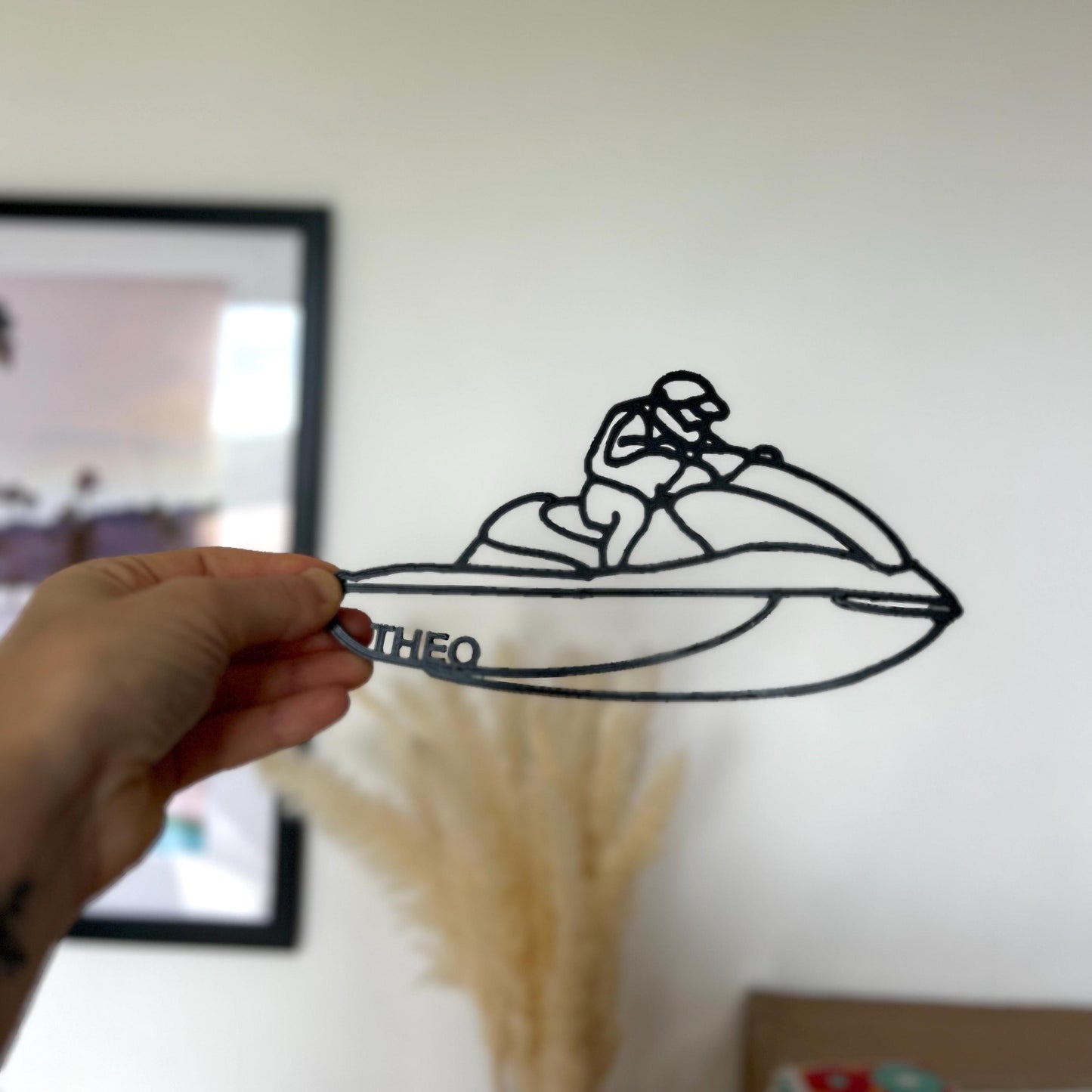 Décoration Jetski Personnalisée – Cadeau Unique & Éco-Responsable thème mer, sport, summer