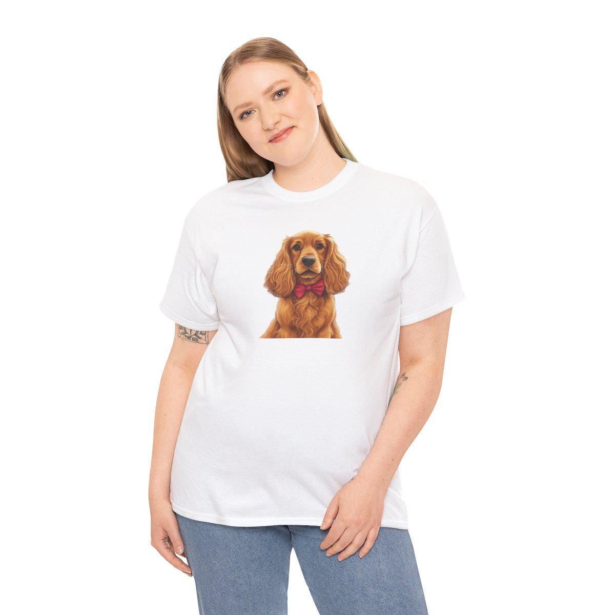 tee shirt cocker chien cocker t shirt pour cadeau pour propriétaire de chien spaniel ou dog mom cadeau original cocker