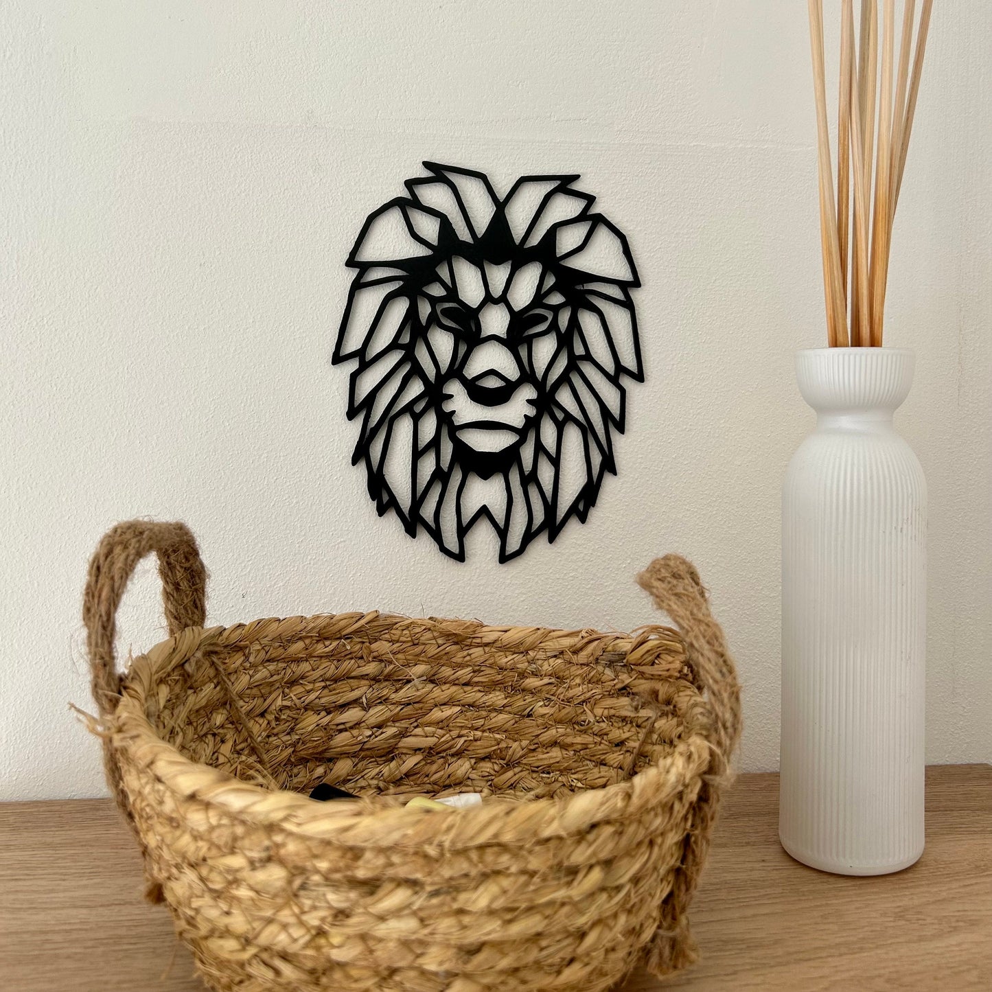 Décoration Murale Lion Personnalisée – Couleurs au Choix