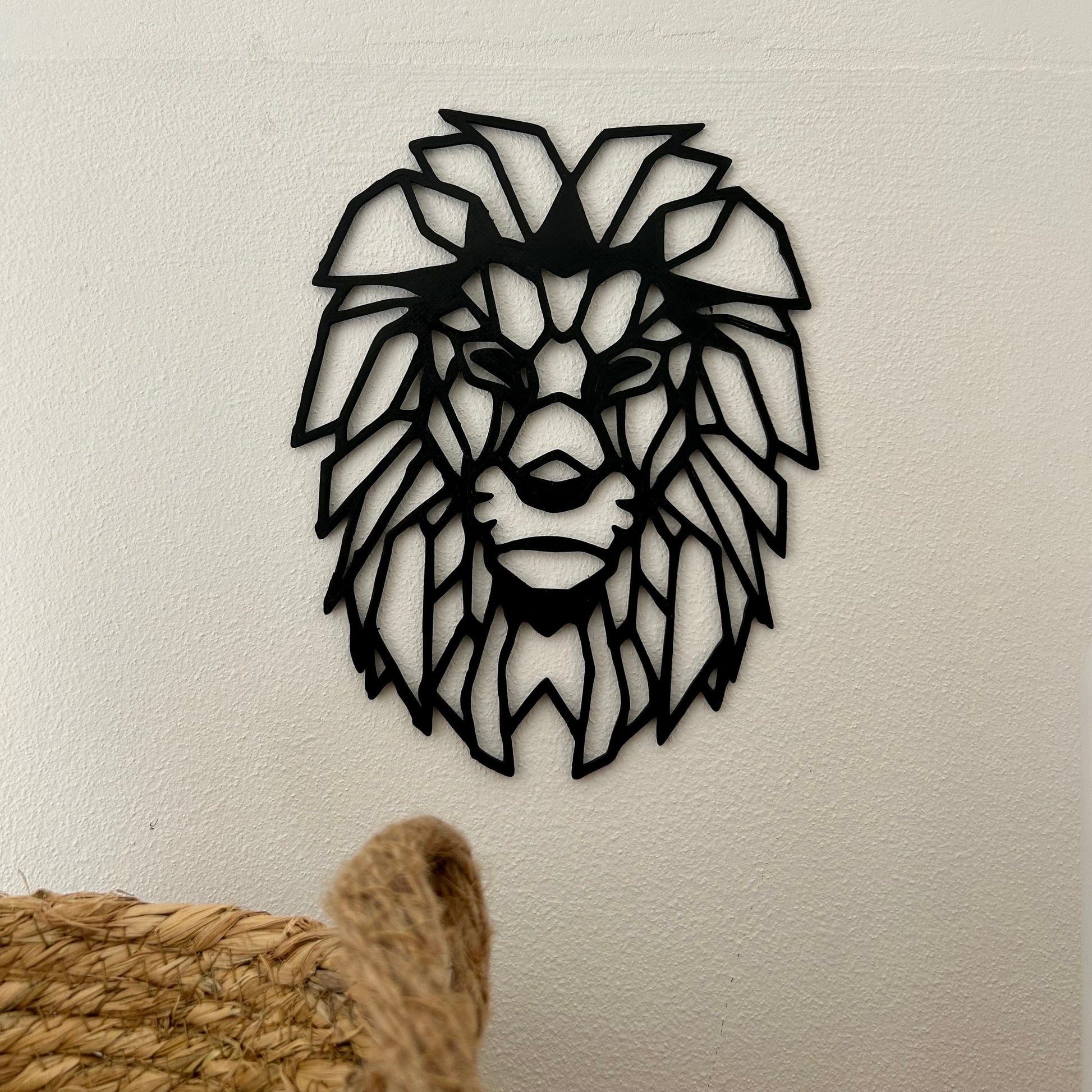 Décoration Murale Lion Personnalisée – Couleurs au Choix