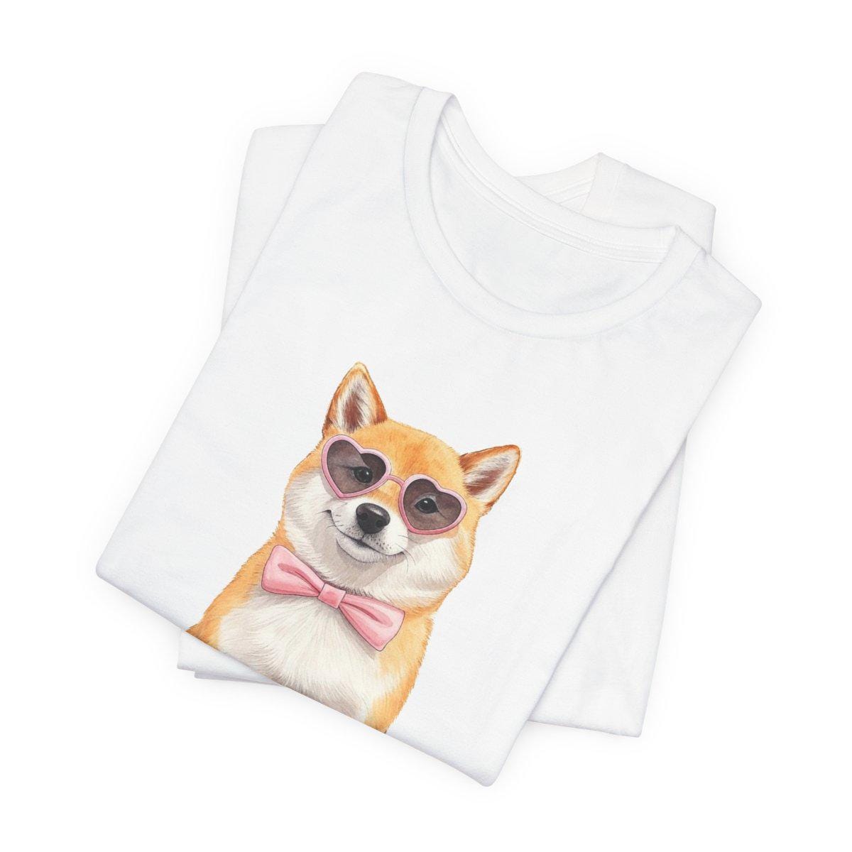 tee shirt shiba inu original et mignon t shirt pour cadeau pour propriétaire de shiba ou dog mom cadeau personnalise