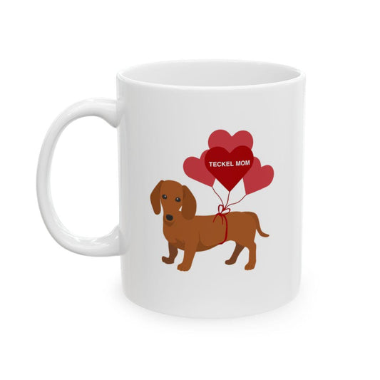 tasse teckel à personnaliser cadeau dachshund pour les dog mom texte personnalisé tasse avec illustration de chien mug personnalisé