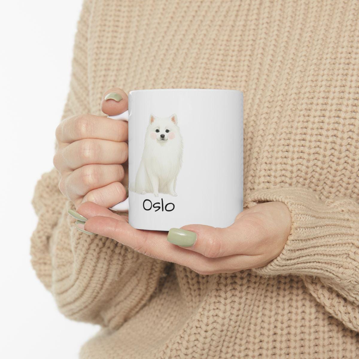 Mug Spitz Personnalisé – Cadeau Parfait pour Dog Mom