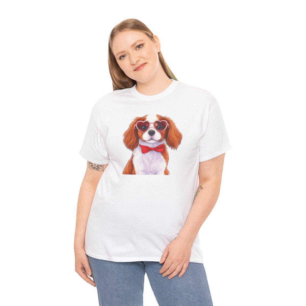 tee shirt cavalier king charles chien sherped t shirt pour cadeau pour propriétaire de chien spaniel ou dog mom cadeau original berger merle