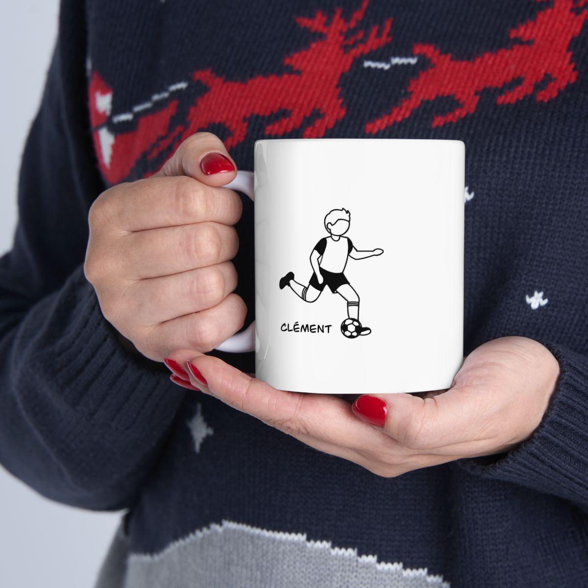 Tasse Personnalisée Football – Cadeau Unique pour Passionnés