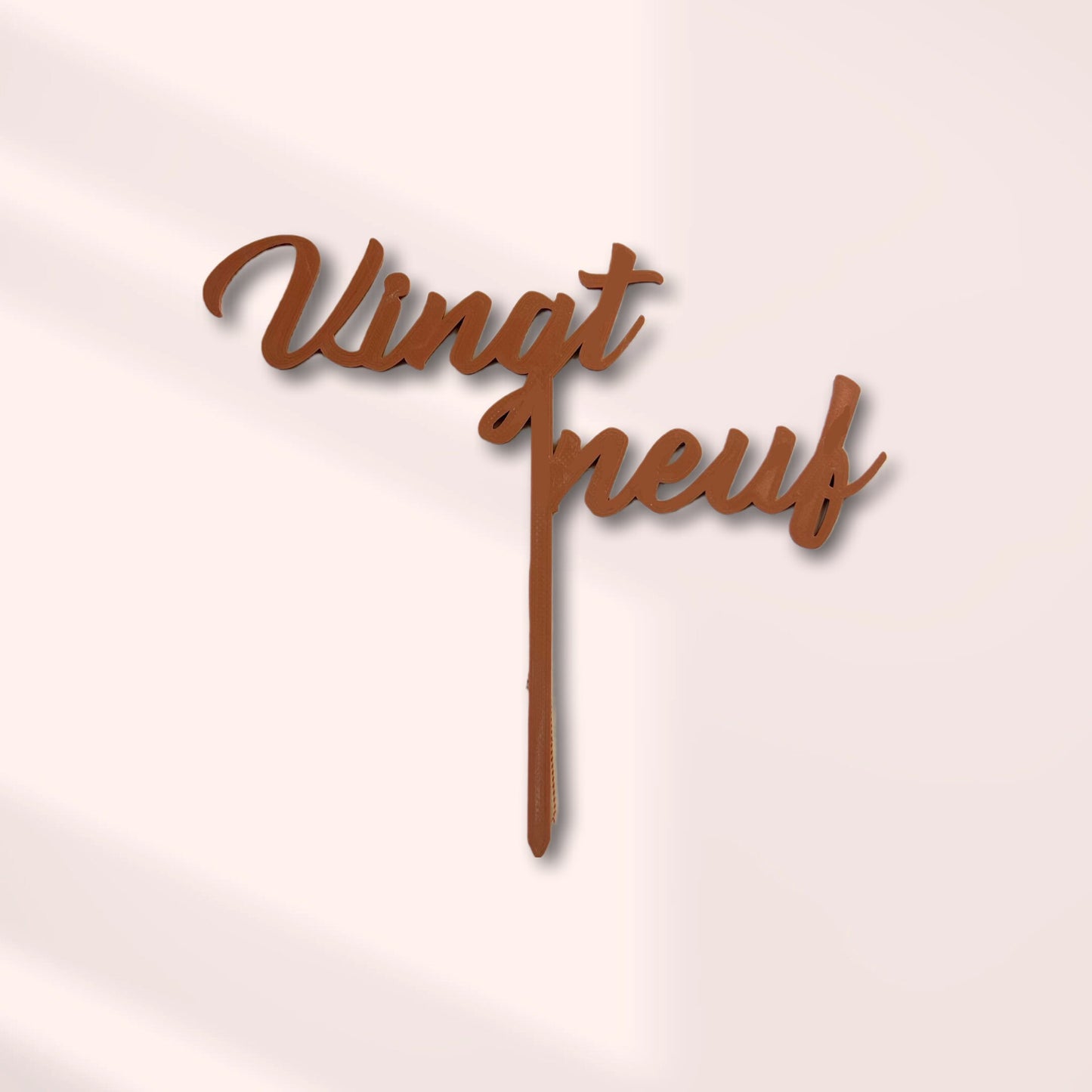 Cake Topper Personnalisé – Chiffres d’Âge pour Gâteau d’Anniversaire Adulte Enfant