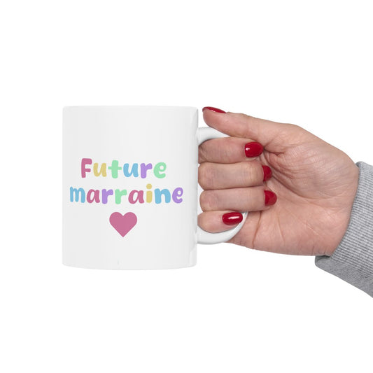 Tasse future marraine, cadeau marraine, cadeau pour elle, mug original, annonce marraine