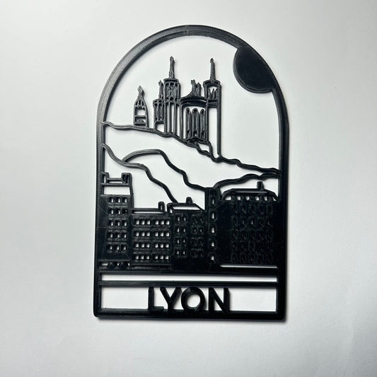 Décoration murale Lyon – Souvenirs de la ville, design tendance pour salon