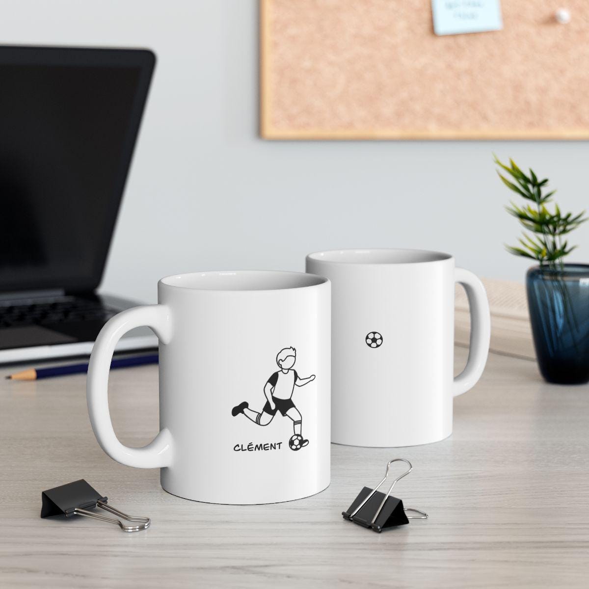 Tasse Personnalisée Football – Cadeau Unique pour Passionnés