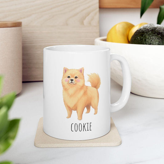 Tasse Spitz Personnalisée – Cadeau Idéal pour Dog Mom