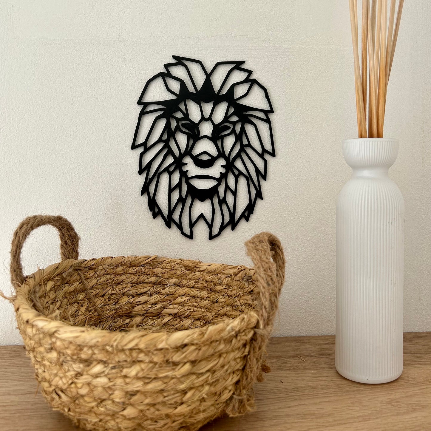 Décoration Murale Lion Personnalisée – Couleurs au Choix