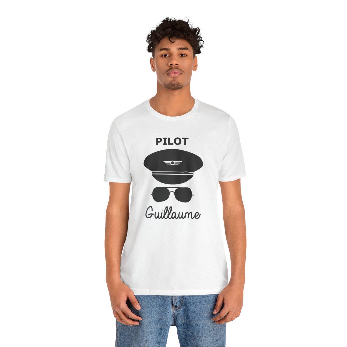 tee shirt pilote d'avion à personnaliser couleurs et texte personnalisable t shirt pour cadeau pour pilote d'avion cadeau personnalise