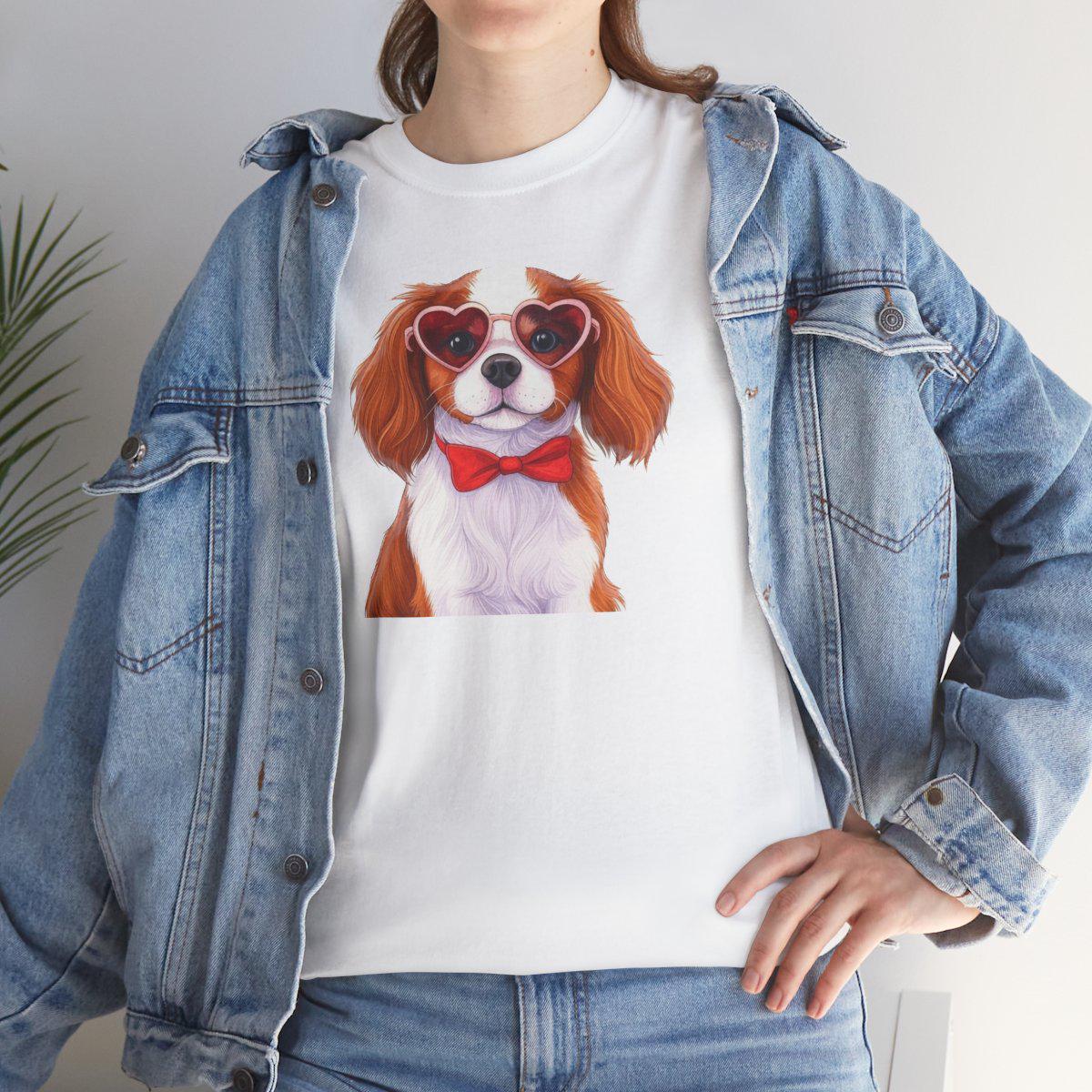 tee shirt cavalier king charles chien sherped t shirt pour cadeau pour propriétaire de chien spaniel ou dog mom cadeau original berger merle