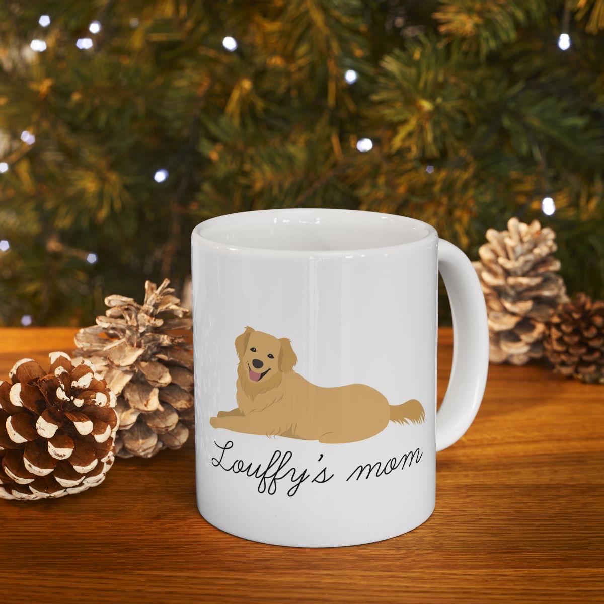 tasse golden retriever à personnaliser cadeau labrador pour les dog mom texte personnalisé tasse avec illustration de chien mug personnalisé