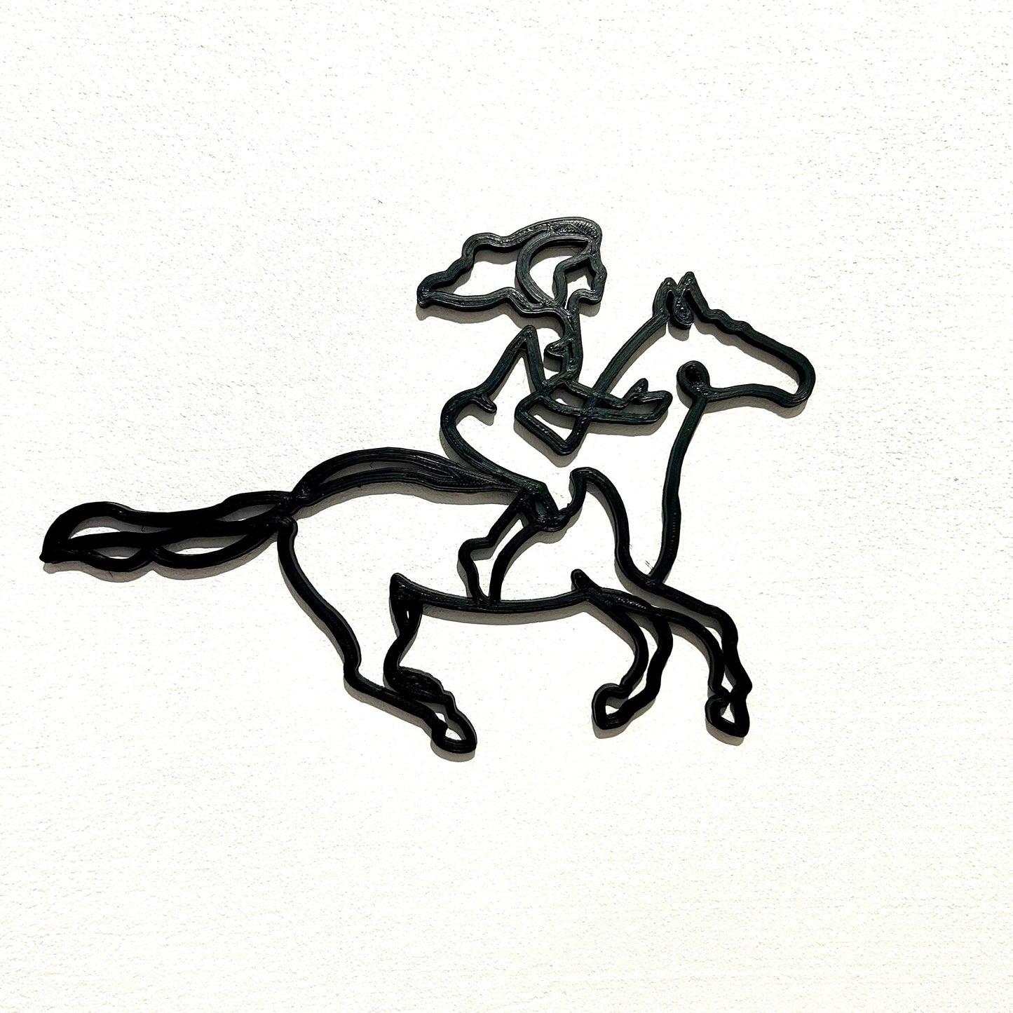 Décoration Cheval & Cavalier Personnalisable – Illustration Équitation Cadeau Unique