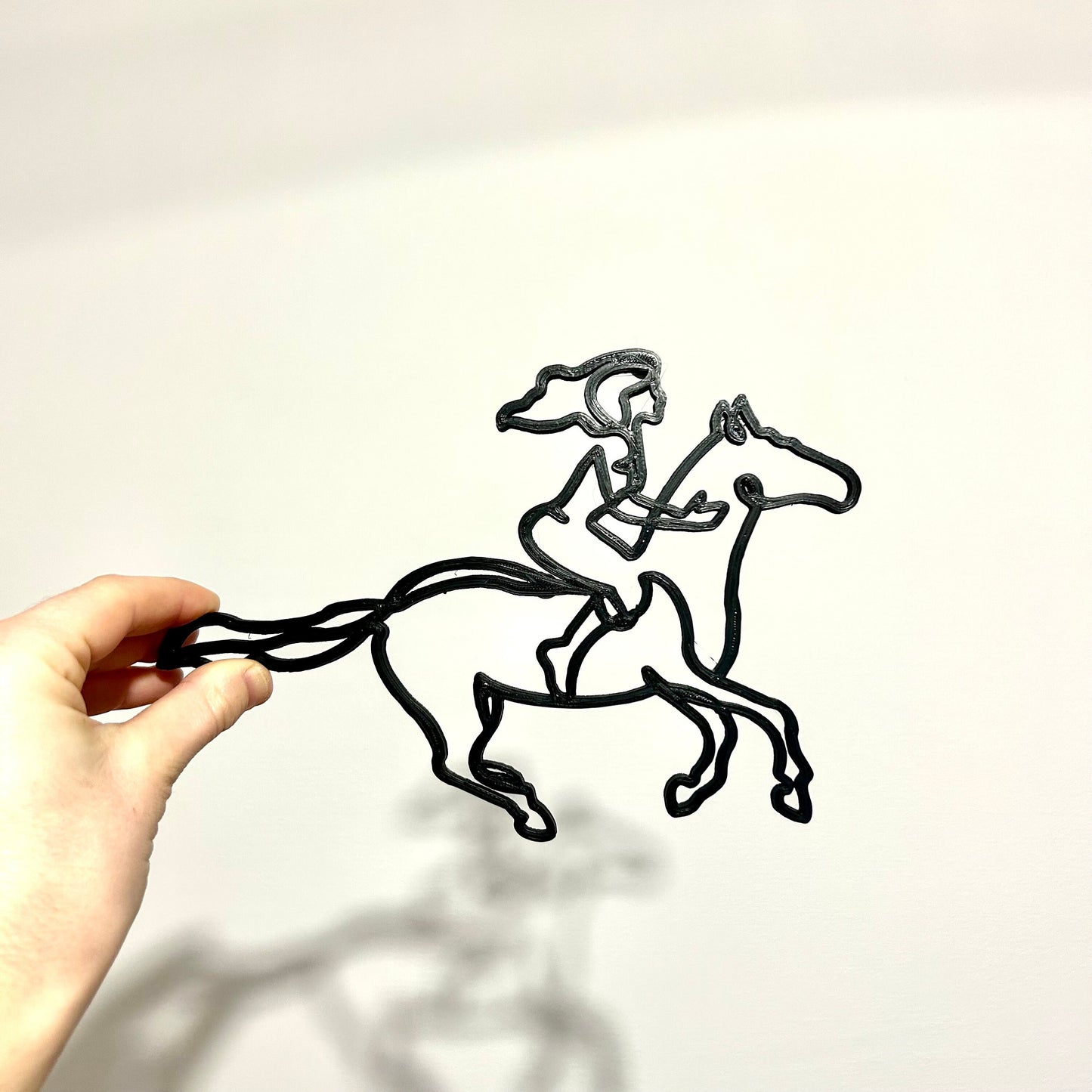 Décoration Cheval & Cavalier Personnalisable – Illustration Équitation Cadeau Unique