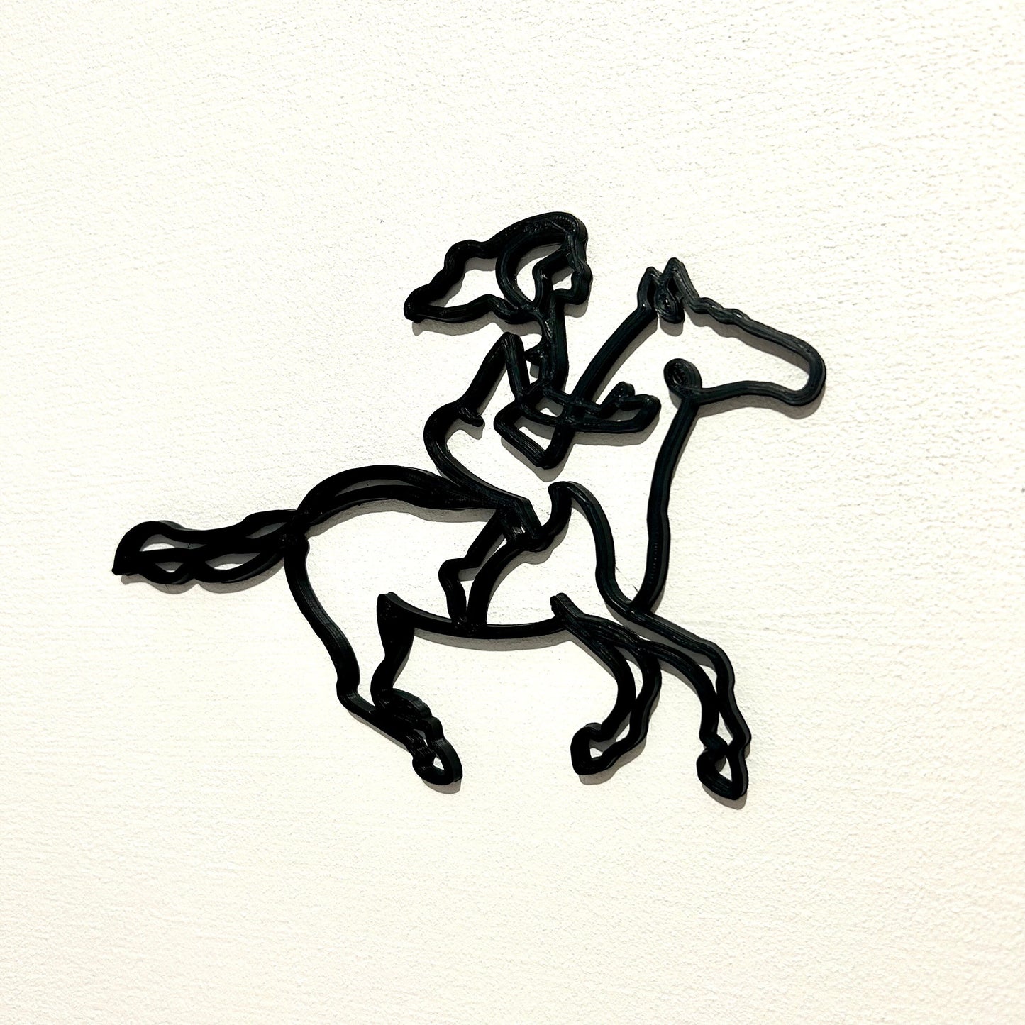 Décoration Cheval & Cavalier Personnalisable – Illustration Équitation Cadeau Unique