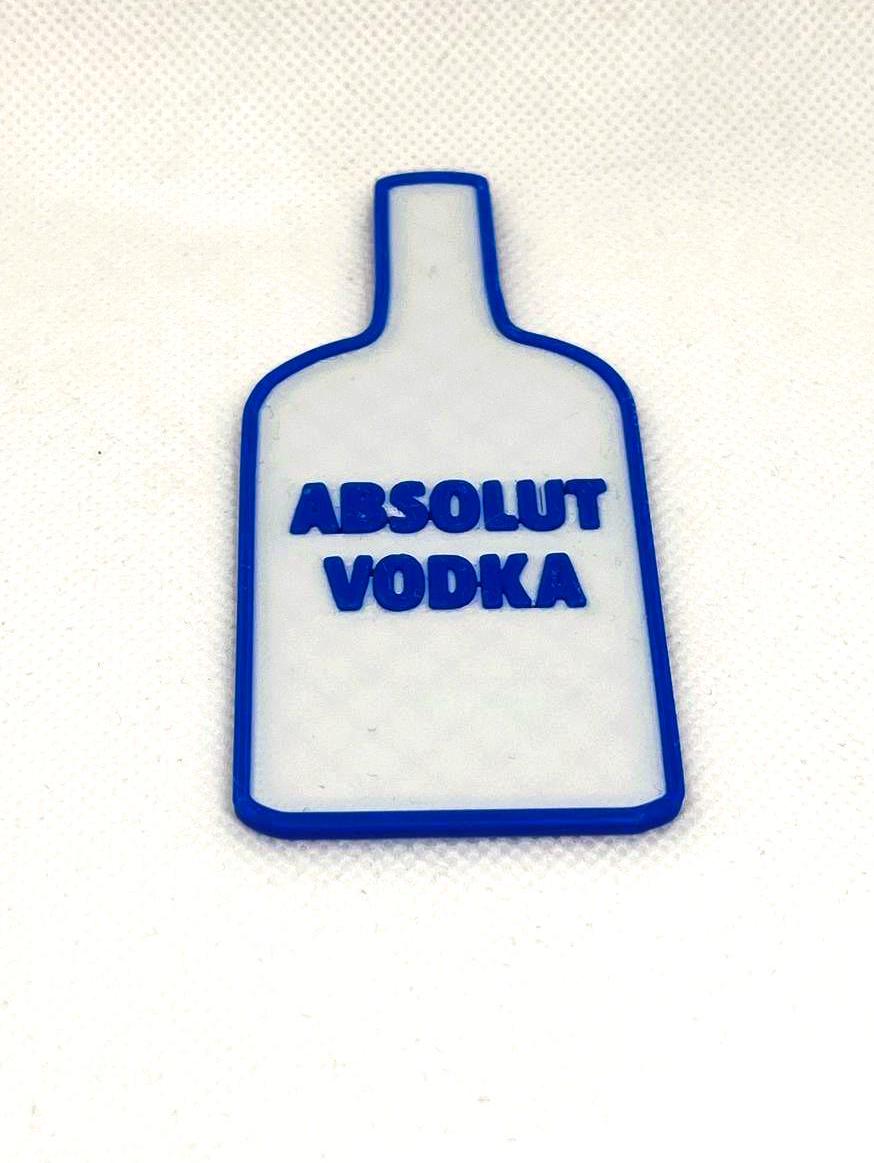 Décoration 3D Bouteille de Vodka – Idéale pour bar, table ou coin apéro – Personnalisable et stylée pour une ambiance festive