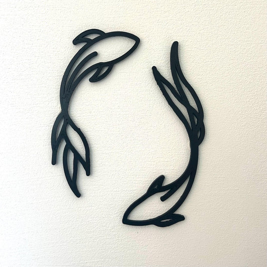 Décoration poissons pour mur déco thème mer décoration pour salon poissons pour décoration originale