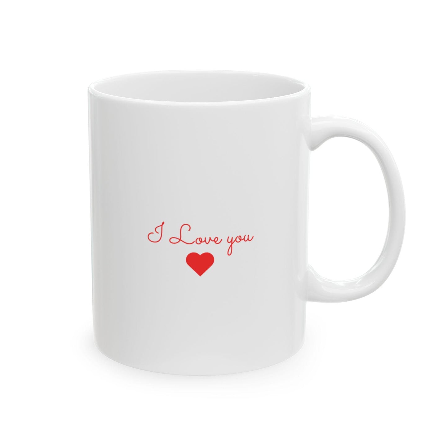 Tasse « I Love You » – Cadeau romantique personnalisé pour dire je t’aime, parfait pour anniversaire ou Noël