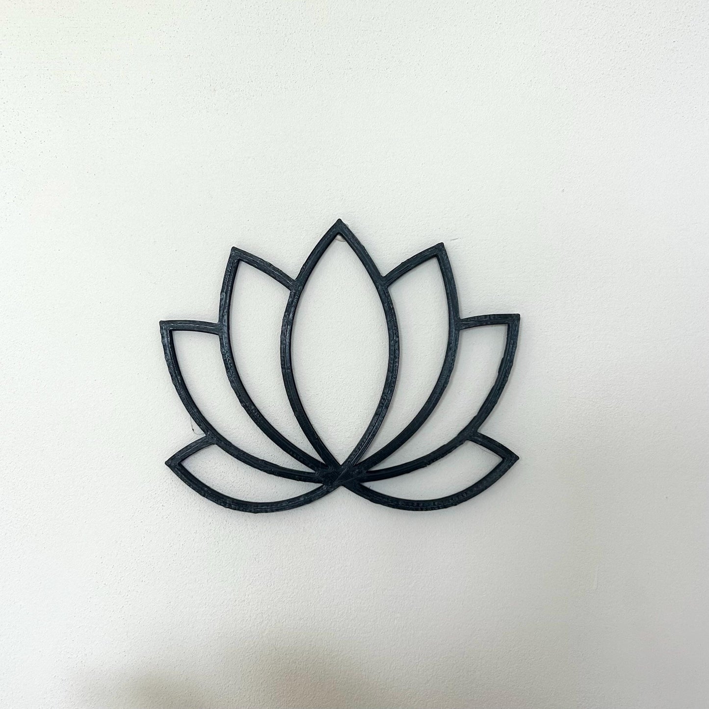 Décoration murale unique fleur de lotus, enseigne murale thème yoga déco symbole zen panneau géométrique pour salon tendance