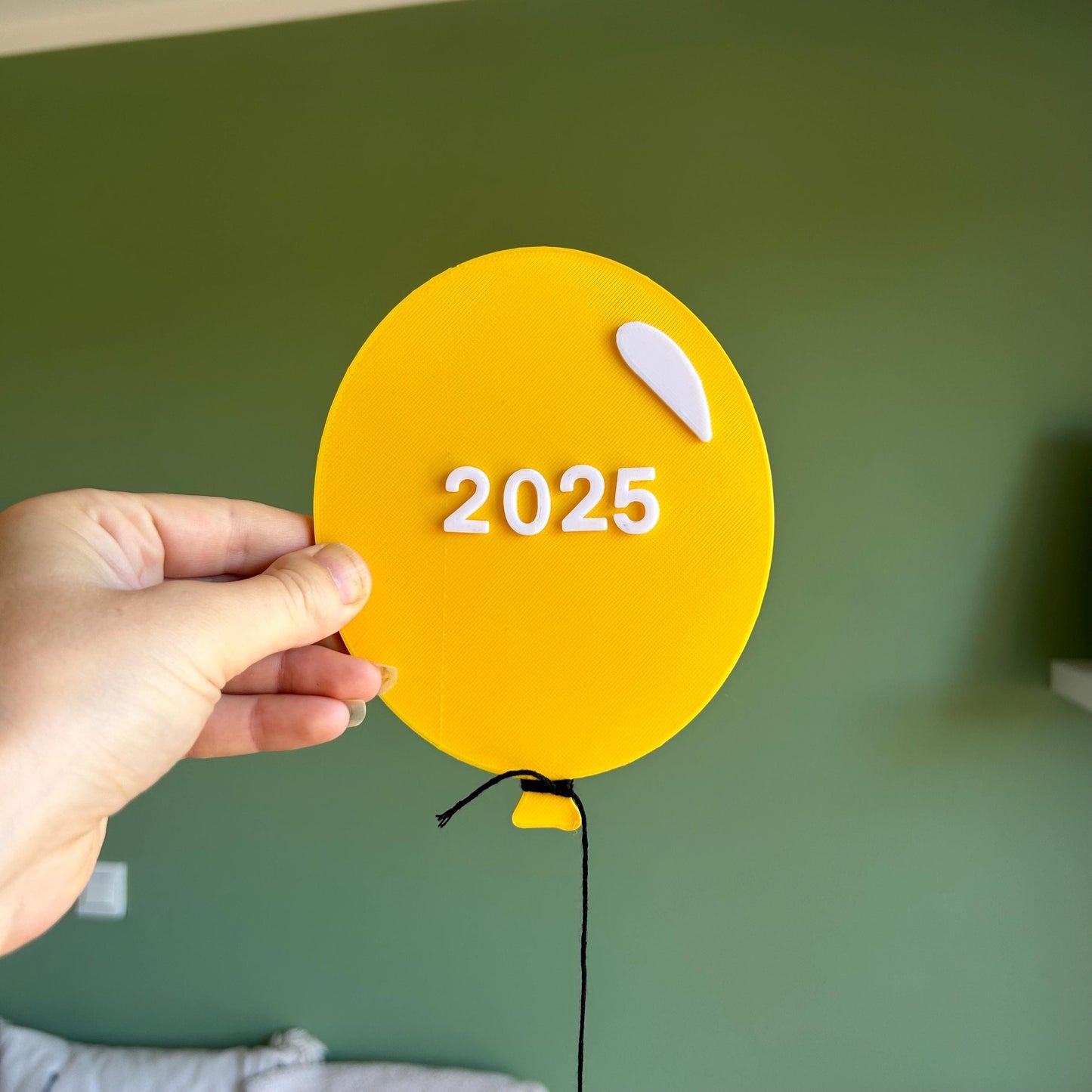 Ballon mural personnalisé en 3D – Décoration murale bébé, chambre enfant ou cadeau naissance – Mot ou prénom au choix – Plusieurs couleurs