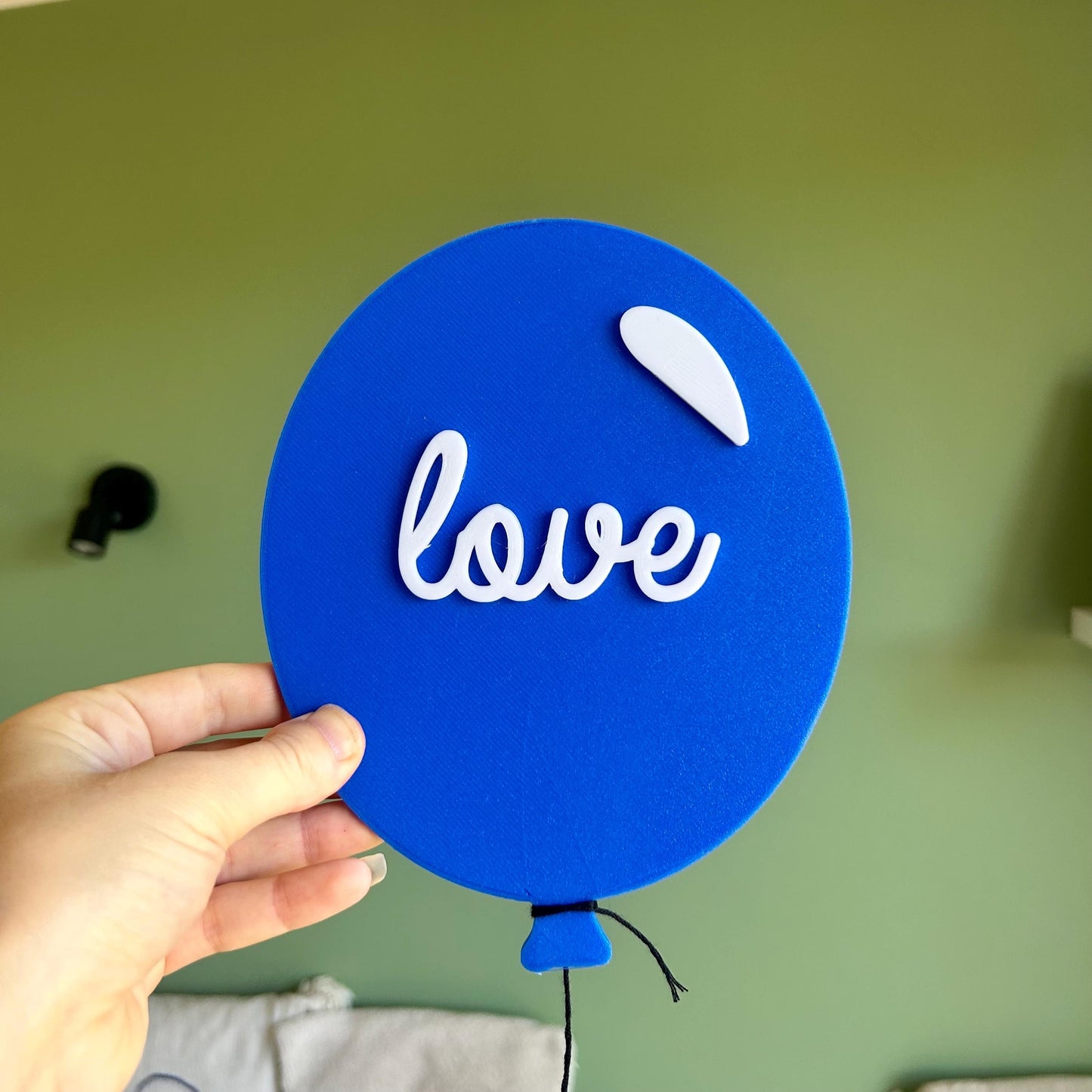 Ballon mural personnalisé en 3D – Décoration murale bébé, chambre enfant ou cadeau naissance – Mot ou prénom au choix – Plusieurs couleurs