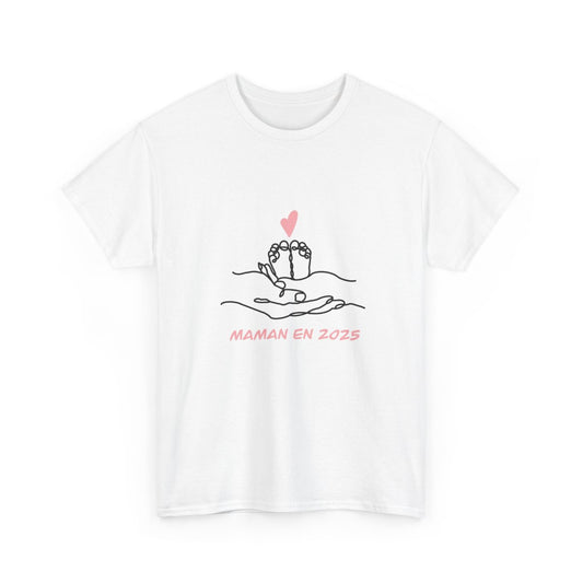 T-shirt Personnalisable Annonce Grossesse – Idée Originale pour Partager la Bonne Nouvelle