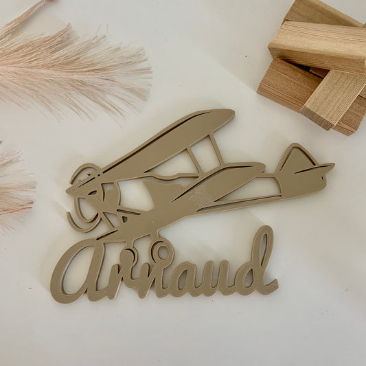 Objet de décoration avion pour chambre d’enfant ou idée cadeau