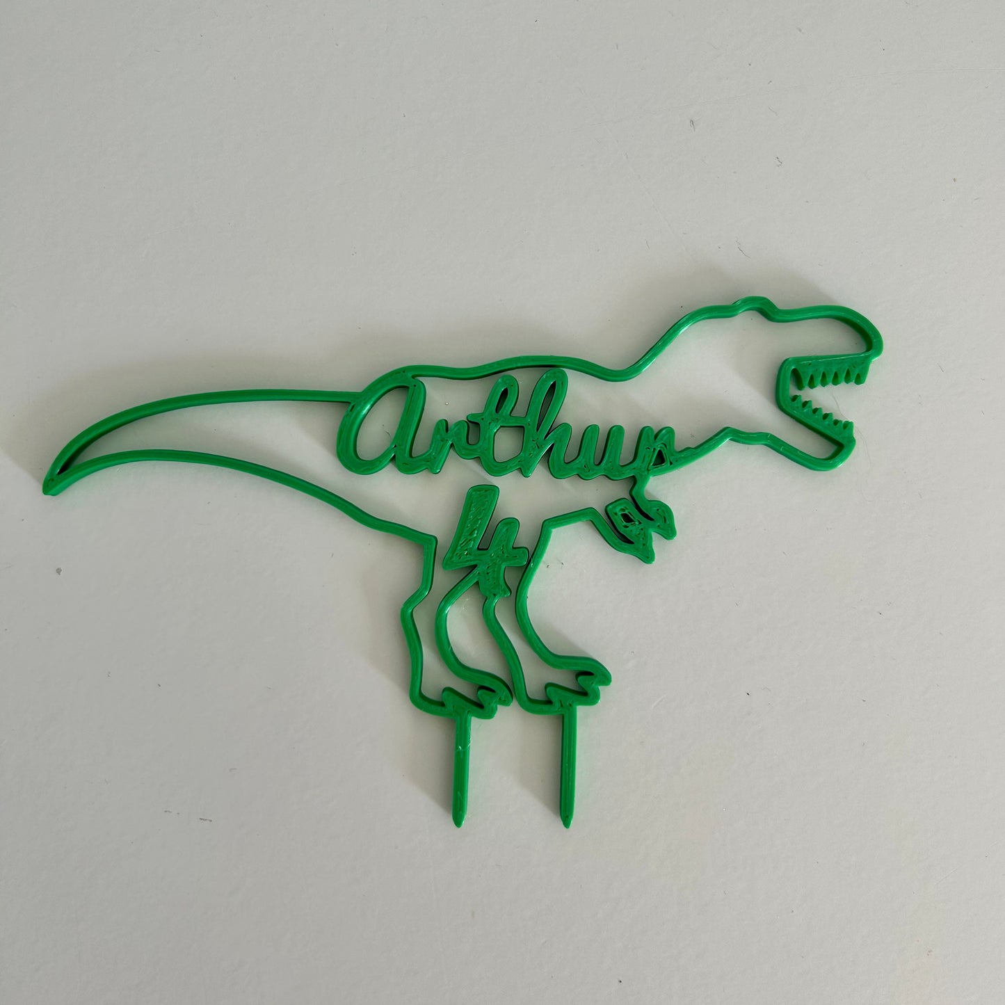 Cake Topper Thème Dinosaure – Personnalisable pour Enfants