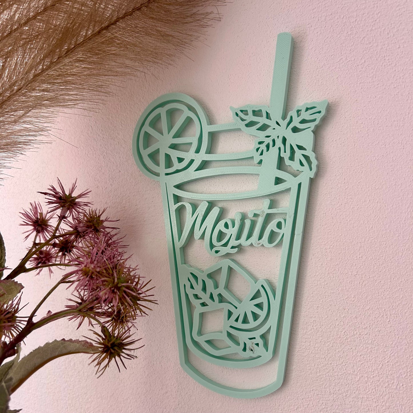 Décoration murale tendance Salon – Thème Spritz & Cocktail Bar – Style Italien – Design Original Personnalisable