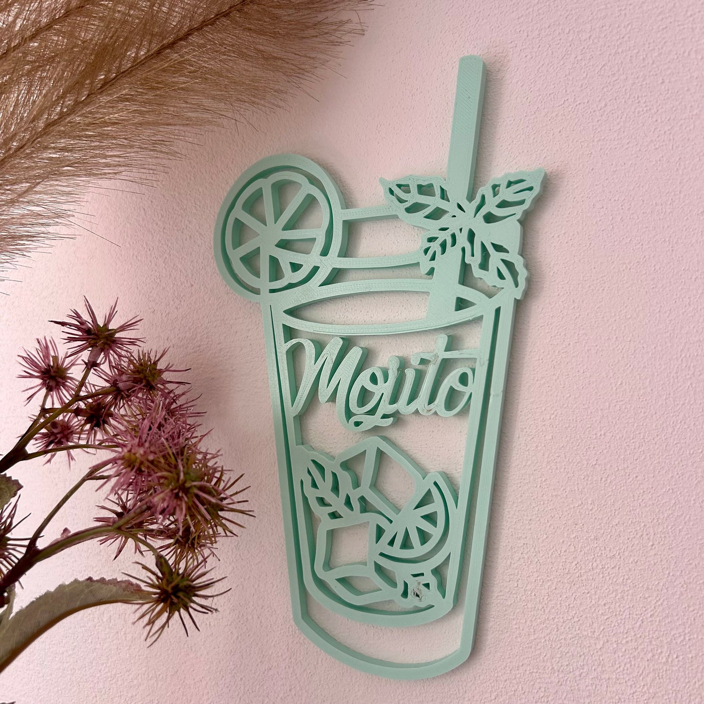 Décoration murale tendance Salon – Thème Spritz & Cocktail Bar – Style Italien – Design Original Personnalisable