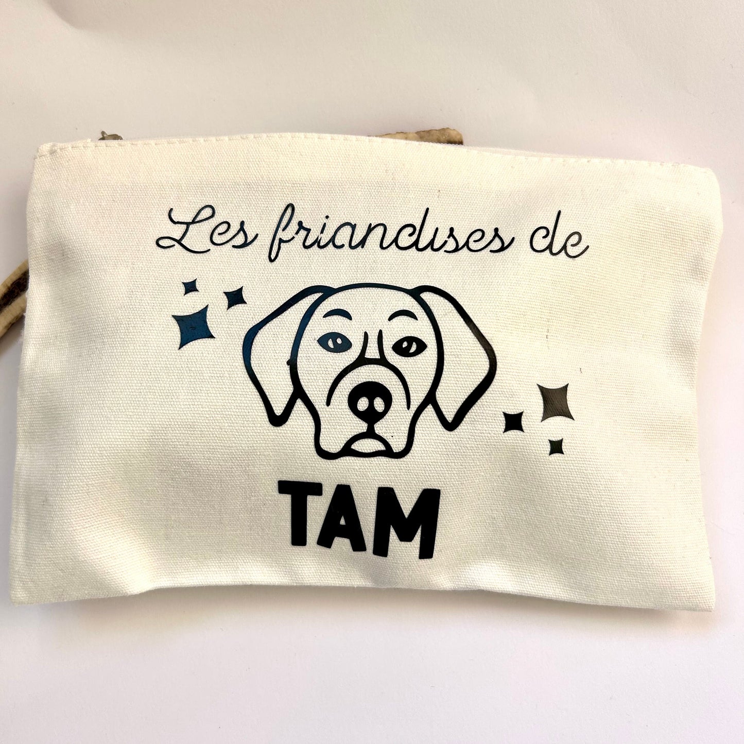 Pochette à friandises pour chien trousse personnalisée pour ranger les gâteaux et affaires de son chien